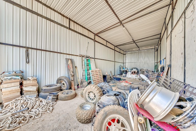 6215 E Surrey Ave, Scottsdale, AZ 85254 - garage featuring metal wall