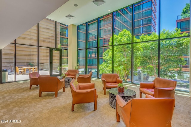 4808 N 24th St Unit 230, Phoenix, AZ 85016 - lobby featuring a wall of windows and a towering ceiling