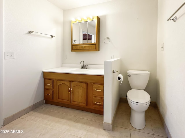 9107 W Fossil Creek Rd, Strawberry, AZ 85544 - bathroom featuring vanity and tile patterned floors