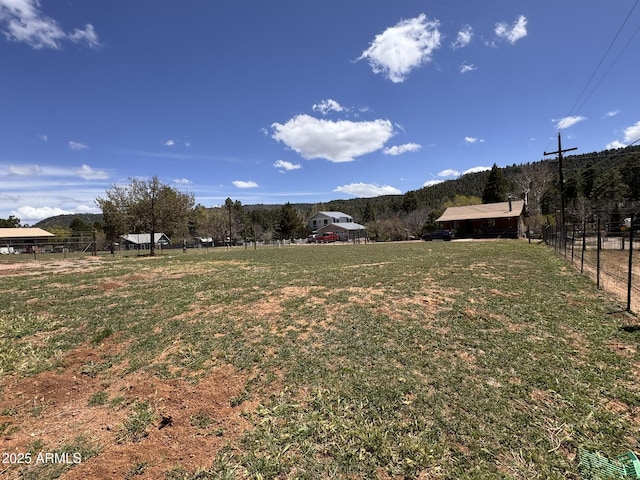 9107 W Fossil Creek Rd, Strawberry, AZ 85544 - view of yard featuring a view of rural / pastoral area