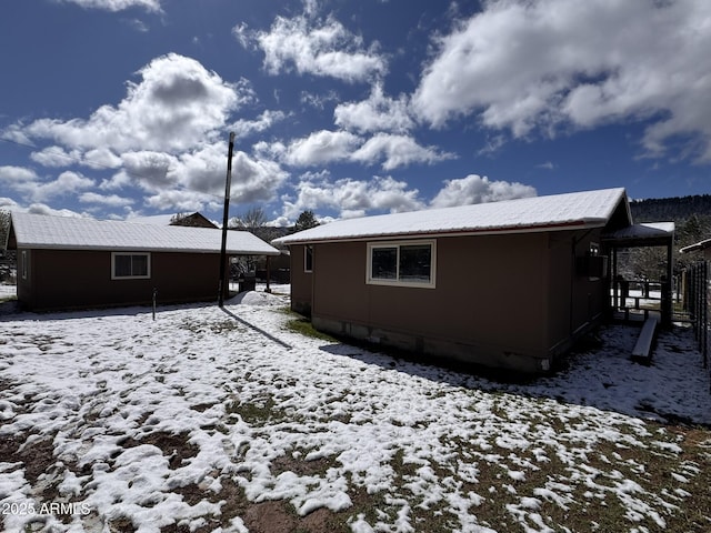 9107 W Fossil Creek Rd, Strawberry, AZ 85544 - view of snowy exterior