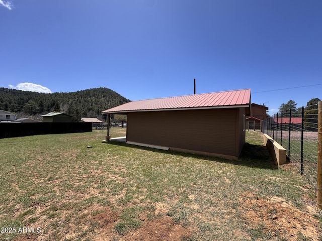9107 W Fossil Creek Rd, Strawberry, AZ 85544 - view of yard with a mountain view