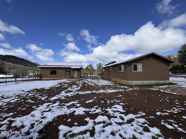 9107 W Fossil Creek Rd, Strawberry, AZ 85544 - view of snowy exterior