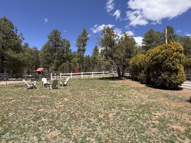 9107 W Fossil Creek Rd, Strawberry, AZ 85544 - view of yard