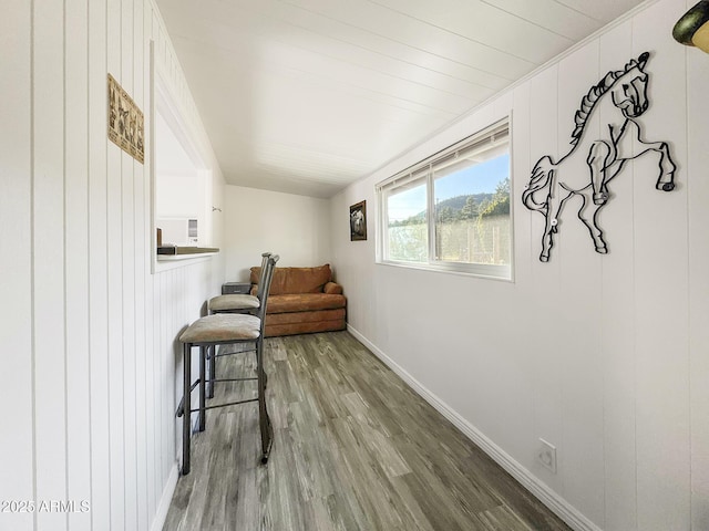 9107 W Fossil Creek Rd, Strawberry, AZ 85544 - sitting room with wood finished floors and baseboards