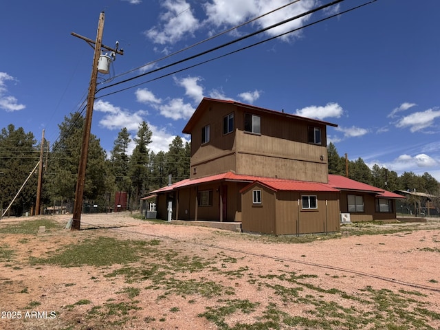 9107 W Fossil Creek Rd, Strawberry, AZ 85544 - view of home's exterior featuring a metal roof