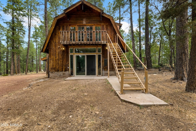 view of back of property