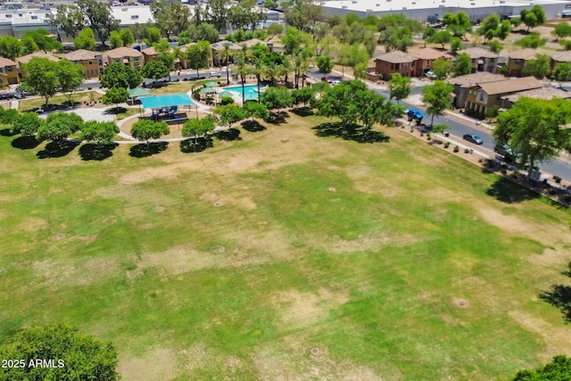 7718 W Pipestone Pl, Phoenix, AZ 85035 - aerial view of residential area with a pool