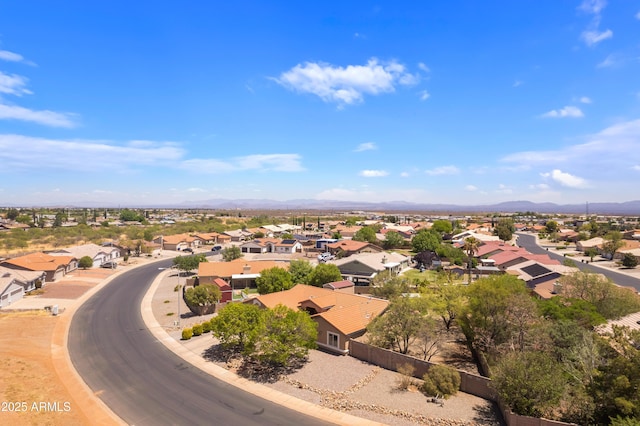 3501 Camino Bella Rosa, Sierra Vista, AZ 85650 - aerial view with a mountain view and a residential view