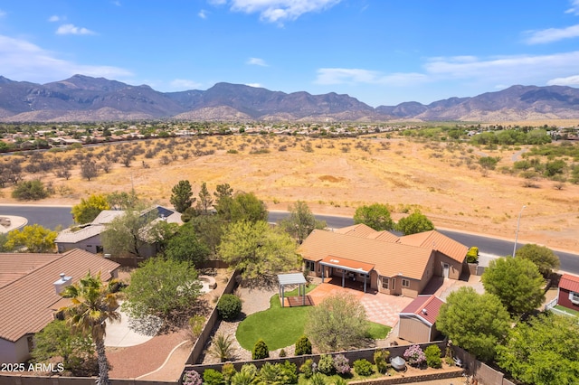 3501 Camino Bella Rosa, Sierra Vista, AZ 85650 - aerial view with a mountain view