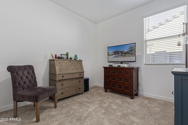 19415 W College Dr, Litchfield Park, AZ 85340 - living area featuring light colored carpet and baseboards