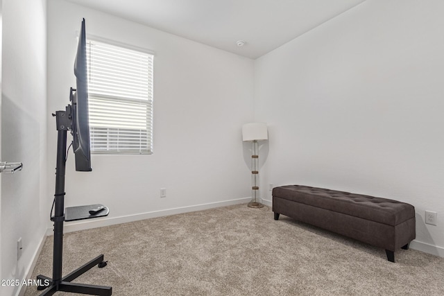 19415 W College Dr, Litchfield Park, AZ 85340 - sitting room featuring carpet floors and baseboards