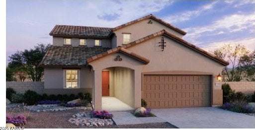 view of mediterranean / spanish-style home