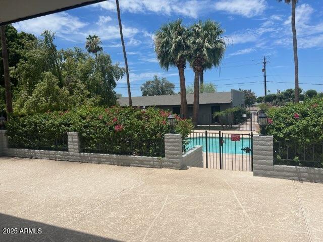 exterior space with a patio