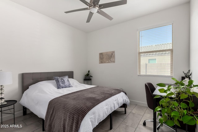 3670 E Sandoval Dr, San Tan Valley, AZ 85140 - bedroom featuring baseboards and ceiling fan