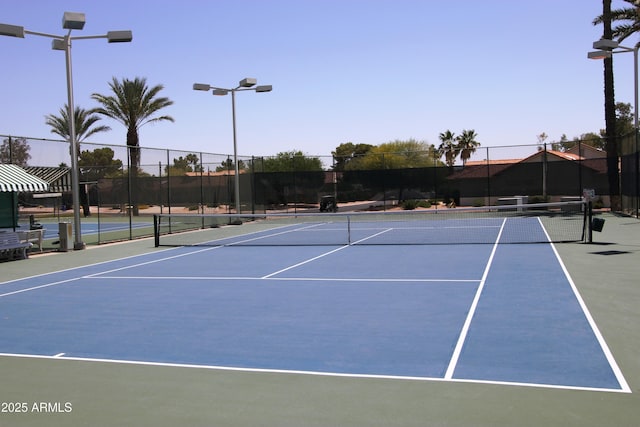 view of sport court