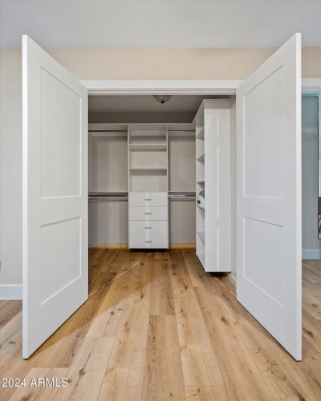 view of closet