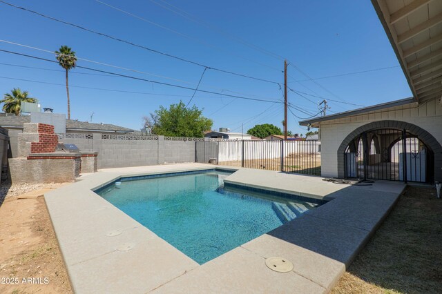 5802 N 61st Dr, Glendale, AZ 85301 - view of pool with a fenced backyard and a patio
