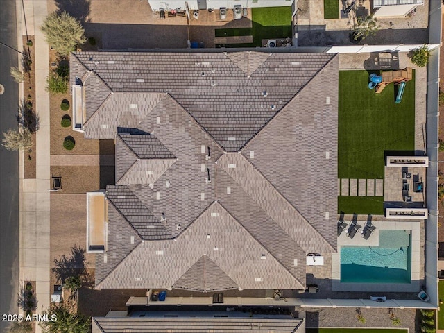 drone / aerial view