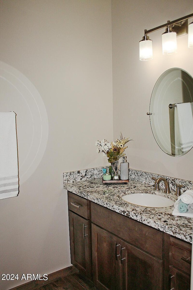 860 W Snow Creek Trl, Show Low, AZ 85901 - bathroom featuring vanity and wood finished floors