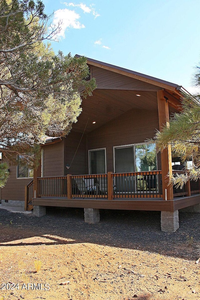 860 W Snow Creek Trl, Show Low, AZ 85901 - view of back of property