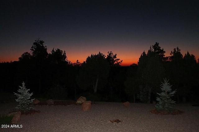 860 W Snow Creek Trl, Show Low, AZ 85901 - view of nature at dusk
