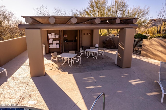 view of patio