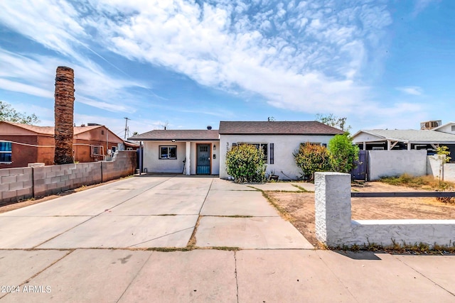 view of ranch-style house