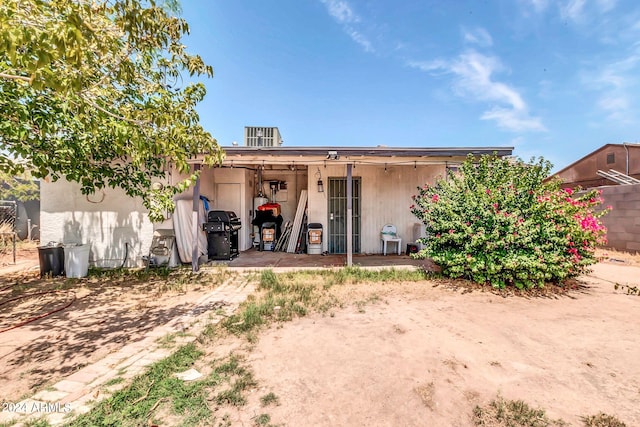 view of rear view of property