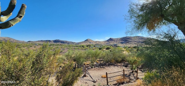 view of mountain feature