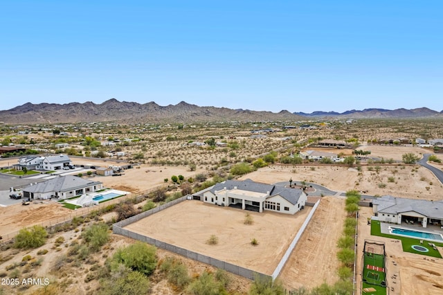 10760 W Golddust Dr, Queen Creek, AZ 85144 - aerial view featuring a mountain view