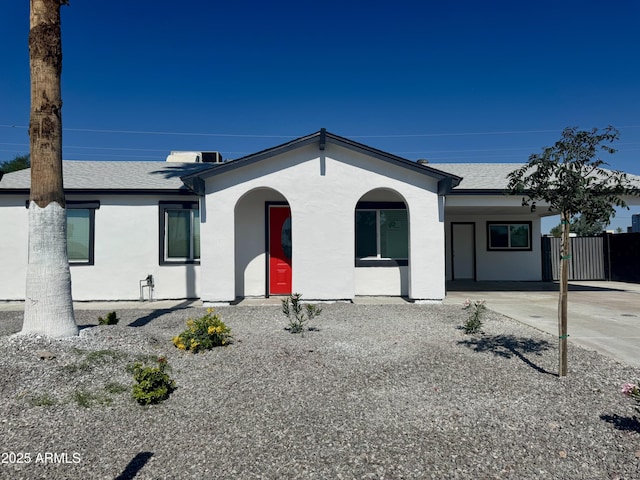 13202 N 40th Pl, Phoenix, AZ 85032 - view of front of house with roof with shingles, stucco siding, and driveway