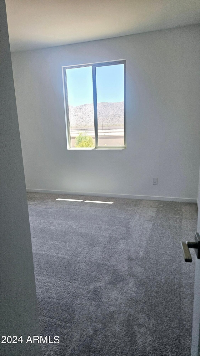 empty room featuring carpet flooring