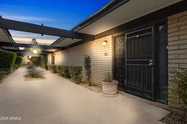 110 W Missouri Ave Unit 18, Phoenix, AZ 85013 - entrance to property with brick siding and a patio area