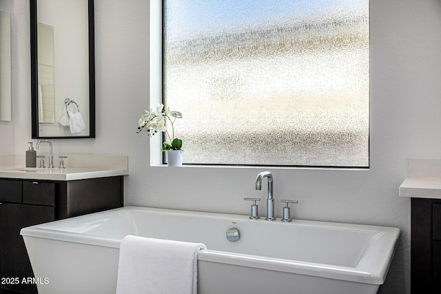 3822 E Canyon Pl, Chandler, AZ 85249 - bathroom featuring vanity and a soaking tub