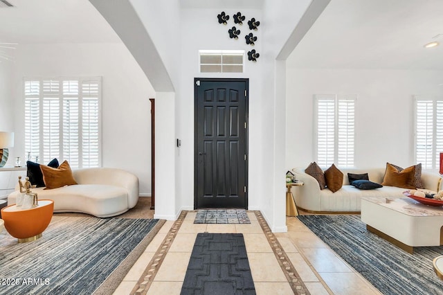 84 E Joseph Way, Gilbert, AZ 85295 - entrance foyer with arched walkways and baseboards