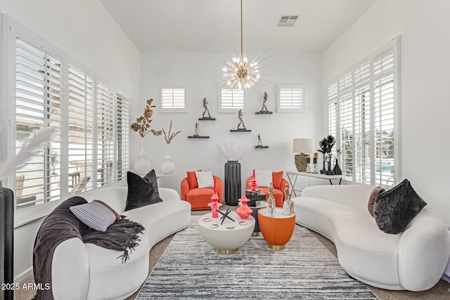 84 E Joseph Way, Gilbert, AZ 85295 - living area featuring a chandelier