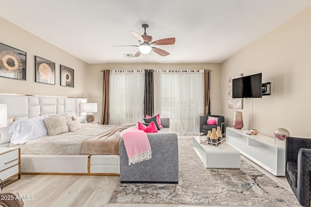 84 E Joseph Way, Gilbert, AZ 85295 - bedroom featuring wood finished floors and a ceiling fan