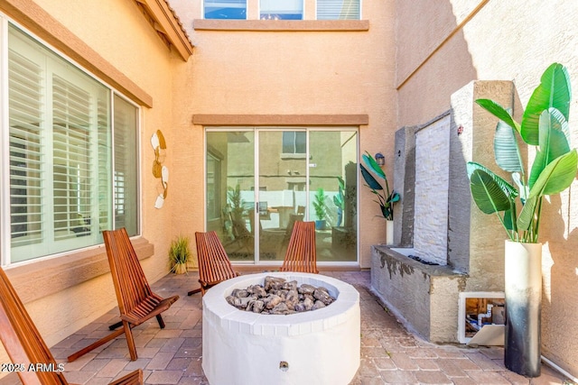 84 E Joseph Way, Gilbert, AZ 85295 - view of patio featuring a fire pit
