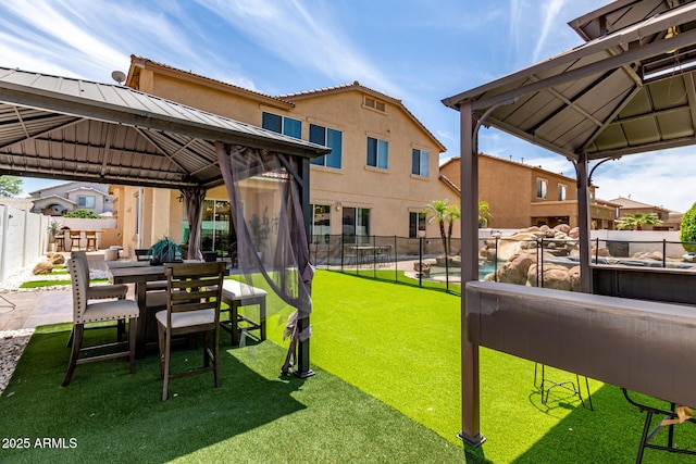 84 E Joseph Way, Gilbert, AZ 85295 - view of yard featuring a gazebo and a patio area