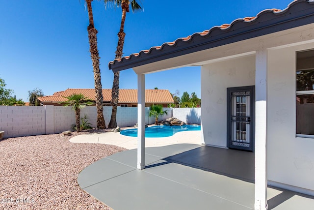 5125 W Wickiup Ln, Glendale, AZ 85308 - fenced backyard with a patio area