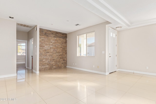 view of tiled empty room