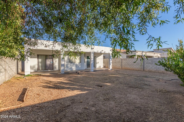 view of rear view of house