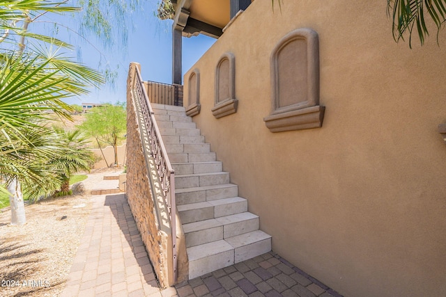 view of staircase