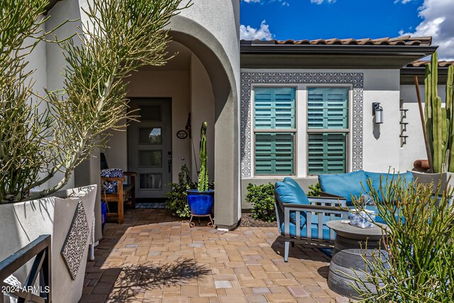 exterior space with a patio area