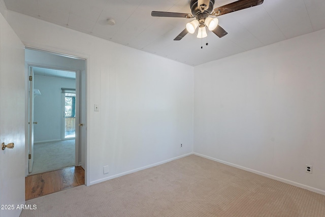 923 N Easy St, Payson, AZ 85541 - carpeted spare room featuring baseboards and a ceiling fan