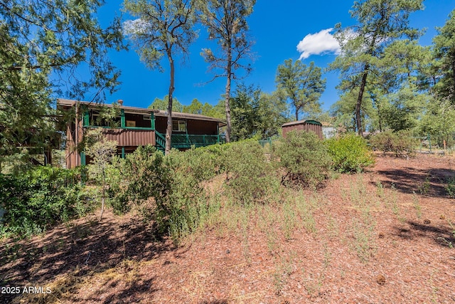 923 N Easy St, Payson, AZ 85541 - view of yard featuring a deck
