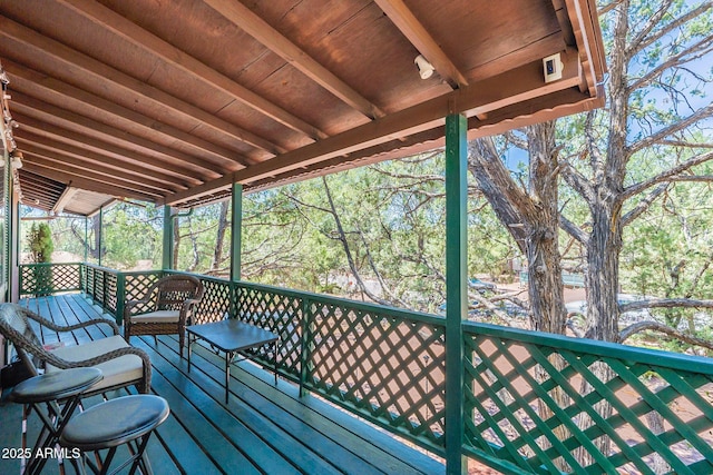 923 N Easy St, Payson, AZ 85541 - view of wooden deck