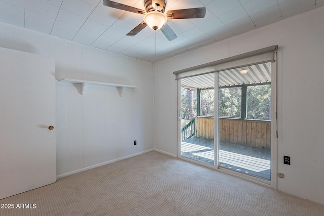 923 N Easy St, Payson, AZ 85541 - carpeted empty room with a ceiling fan