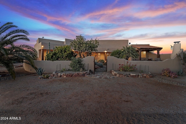 view of front of home